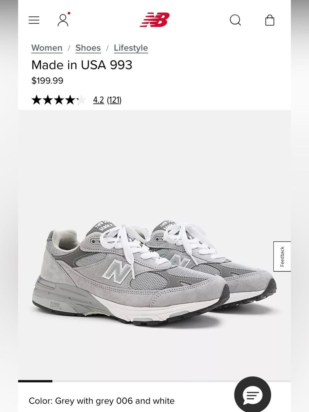 Women’s New balance shoes size 9 2E